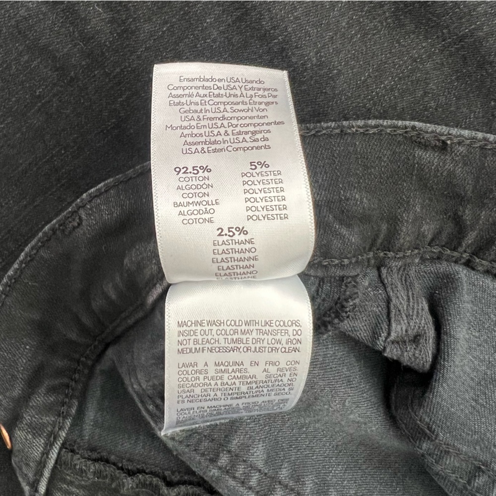 MOTHER The Carpenter Roller High Rise Utility Jogger Black Jeans size 24 - Picture 11 of 15